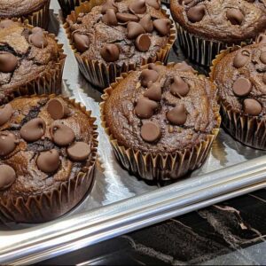 Muffins: Double Chocolate Chip