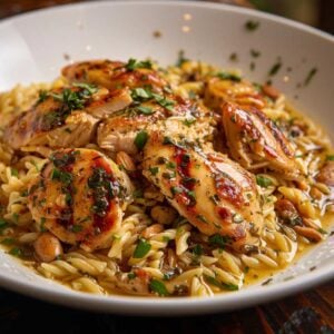 Chicken Piccata & Orzo