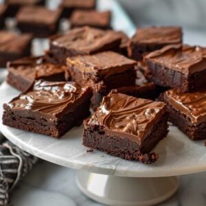 Brownies: Chocolate Ganache