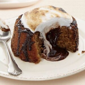 S’mores Chocolate Lava Cakes