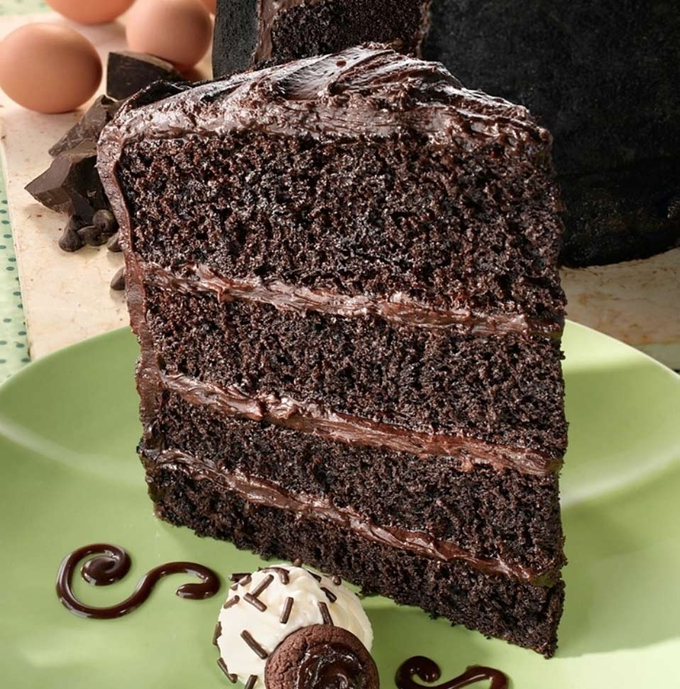 4 Layer Iced Chocolate Cake