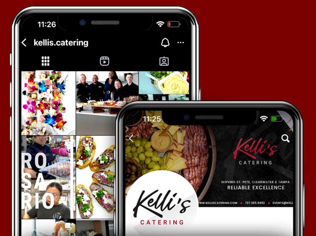 Kellis Catering on Facebook and Instagram