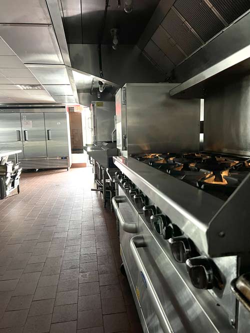 Kelli's state-of-the-art kitchen for high capacity cooking